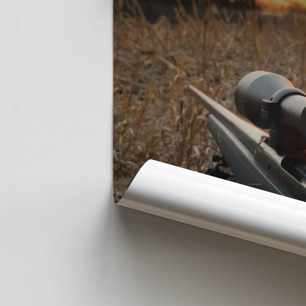 Poster Chasseur Crépuscule