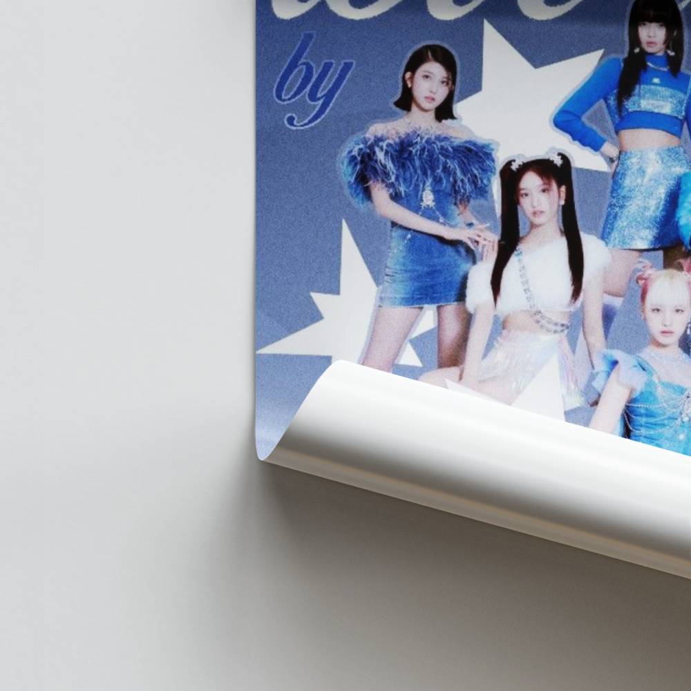 Poster Étoiles Bleues