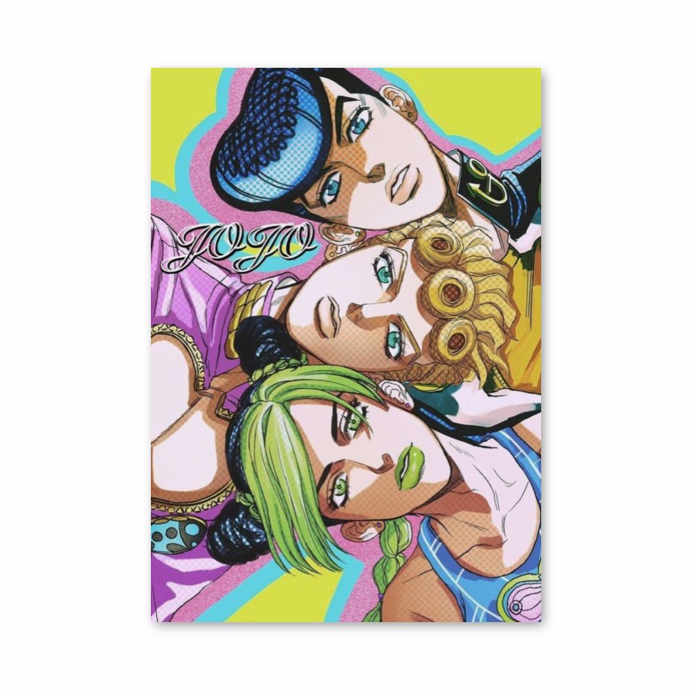 Poster Josuke x Giorno x Jolyne | Aesthetic Posters