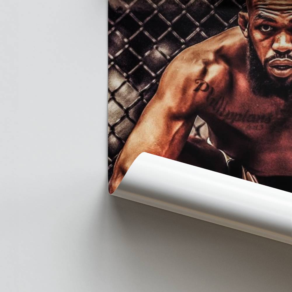 Poster Jon Jones Combat