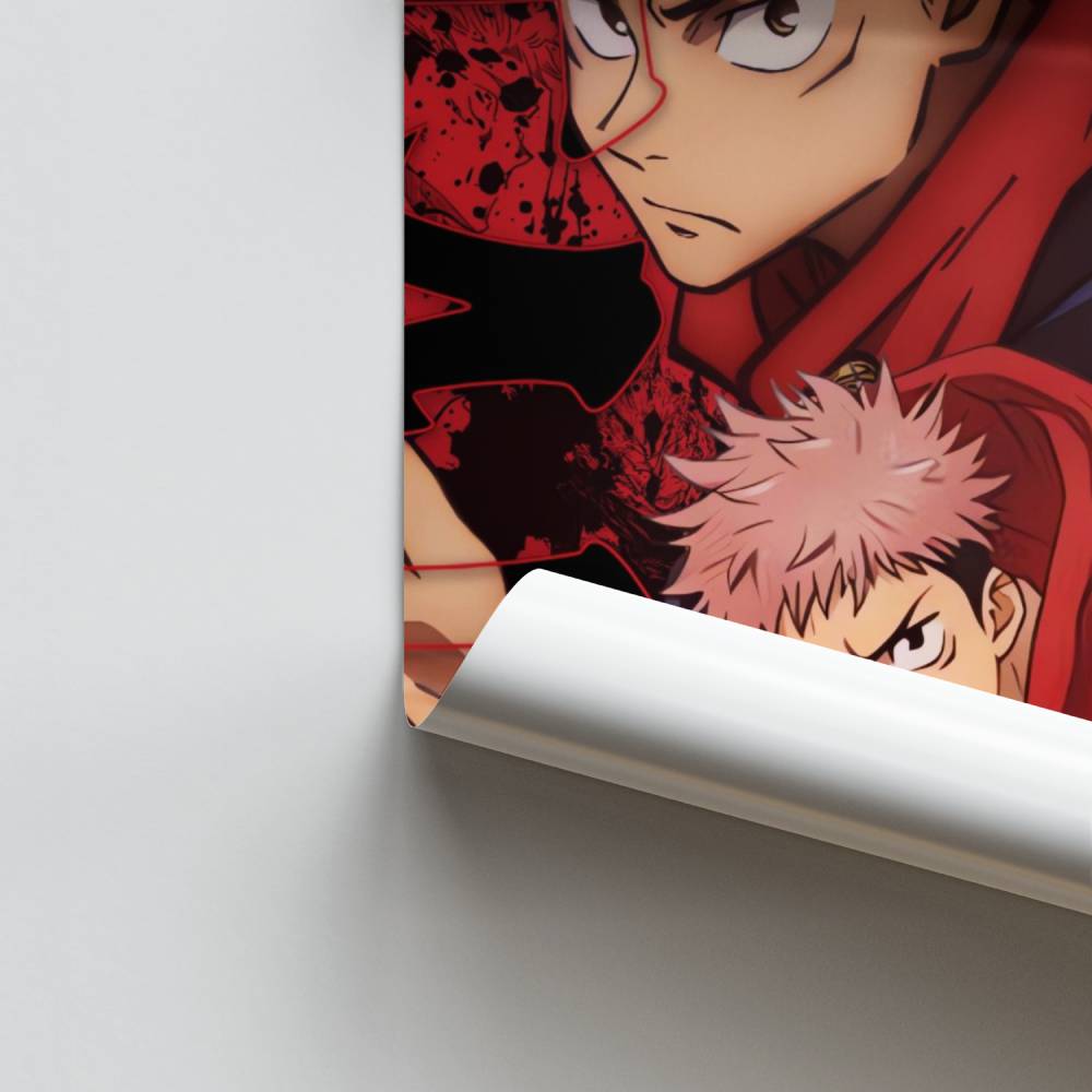 Poster Itadori Combat