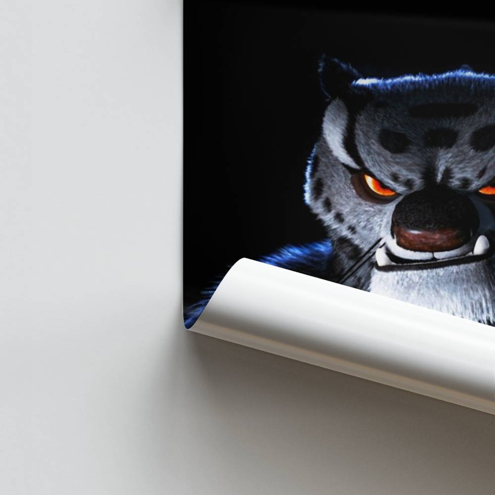 Poster Guerrier Léopard