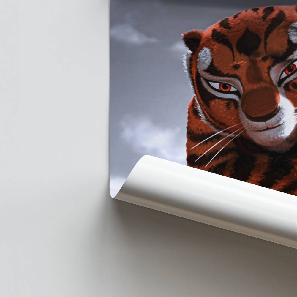 Poster Tigre Guerrier