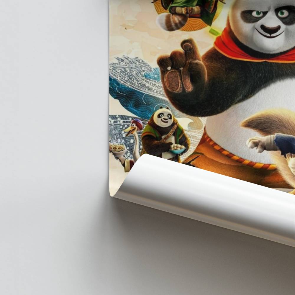 Poster Maître Panda Aventure