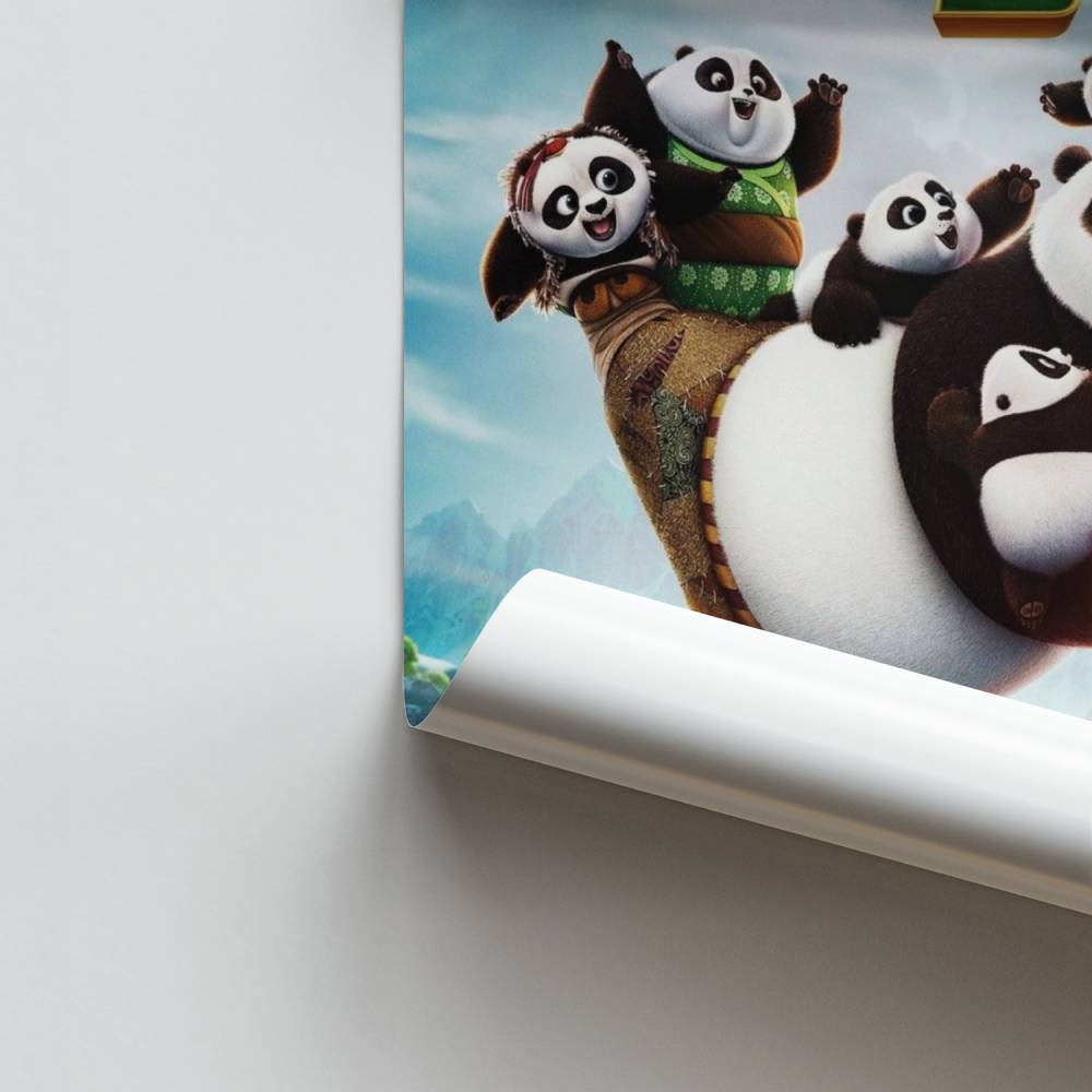 Poster Aventures Panda Kung Fu