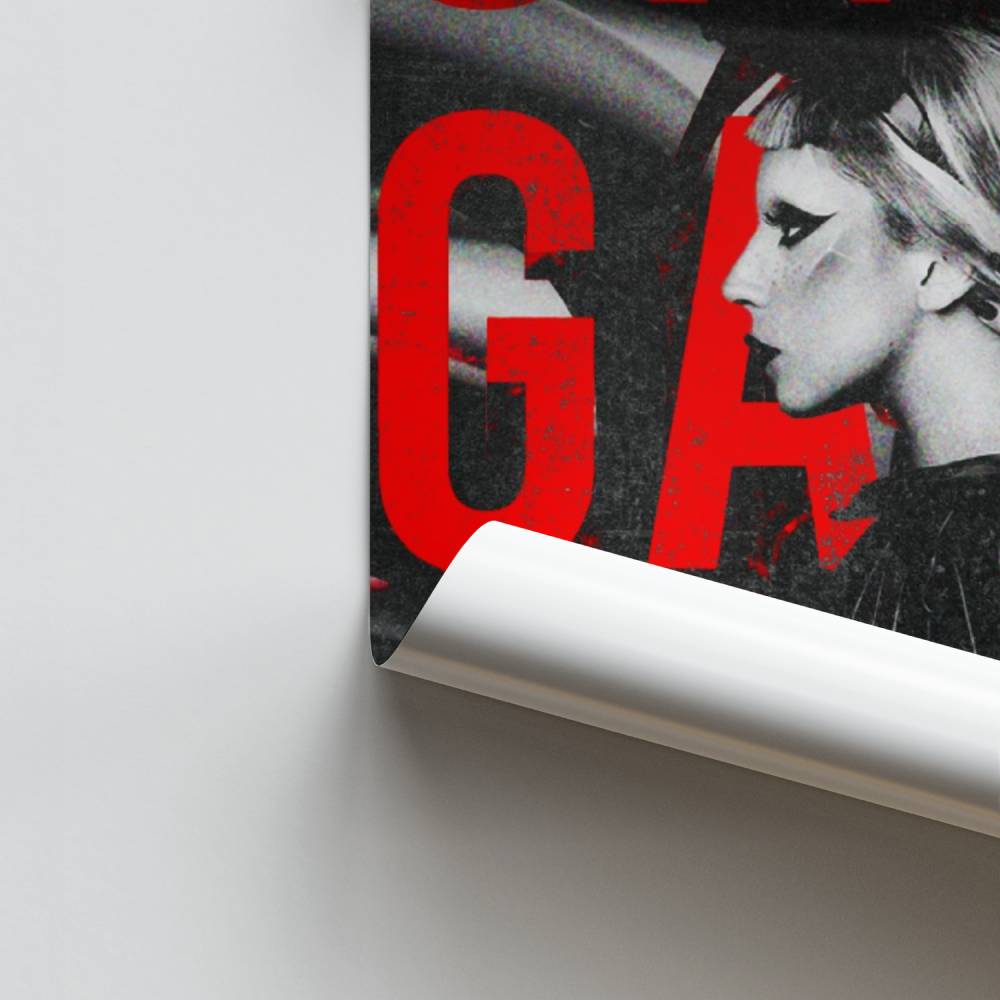 Poster Gaga Rouge