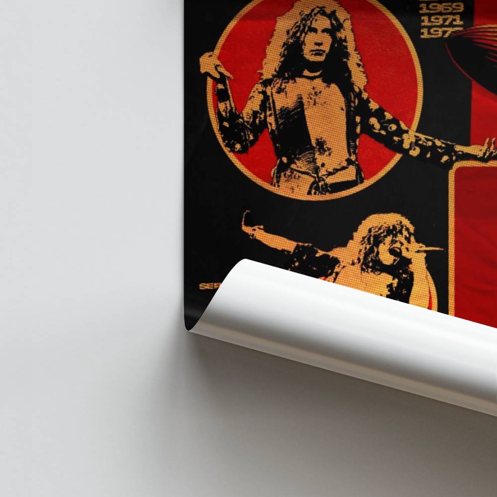 Poster Led Zeppelin Vintage Show