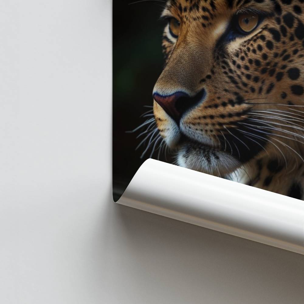 Poster Élégance Léopard