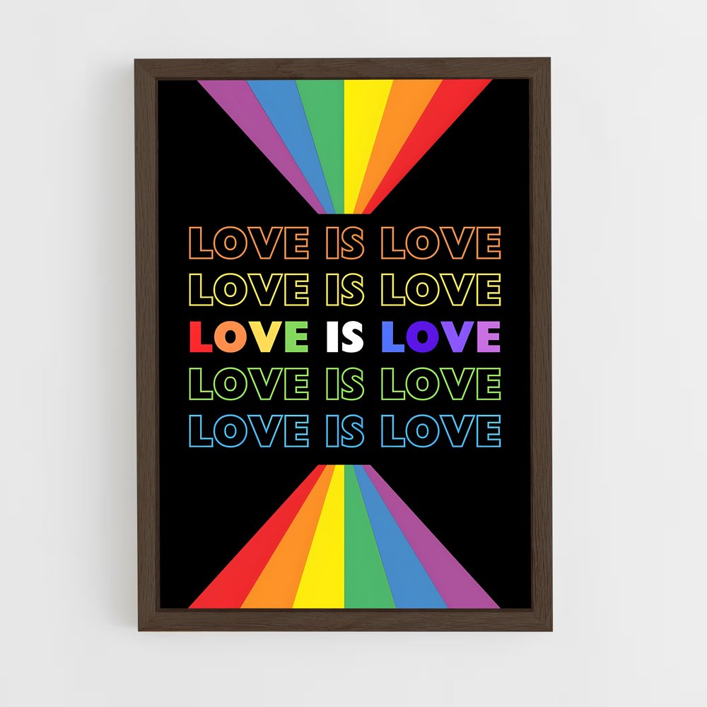 lgbt-1 cadre Bois foncé