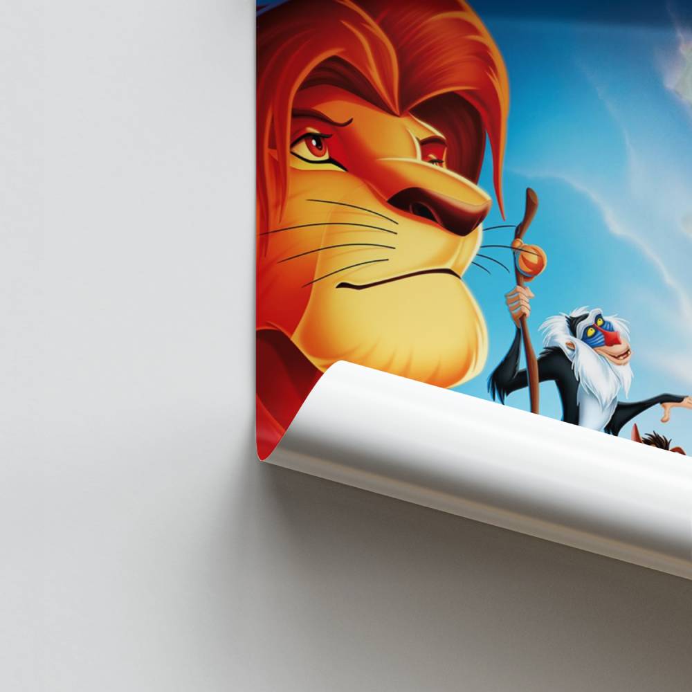 Poster Simba Adulte et Nala
