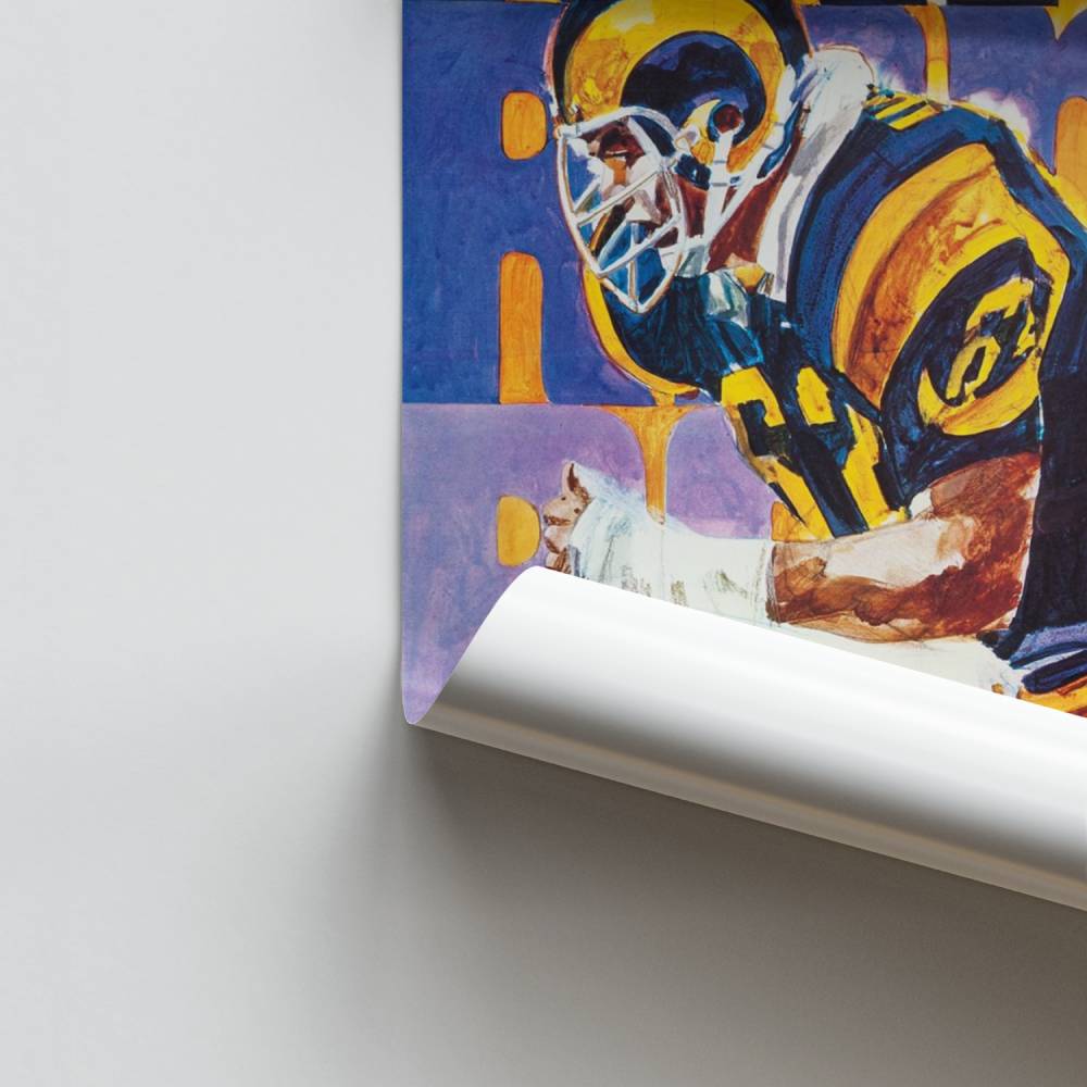 Poster Rams Énergie Vintage