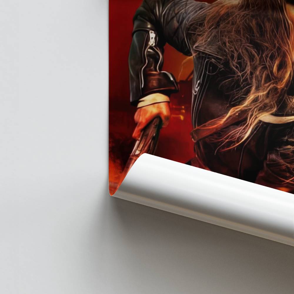 Poster Guerrière Sauvage