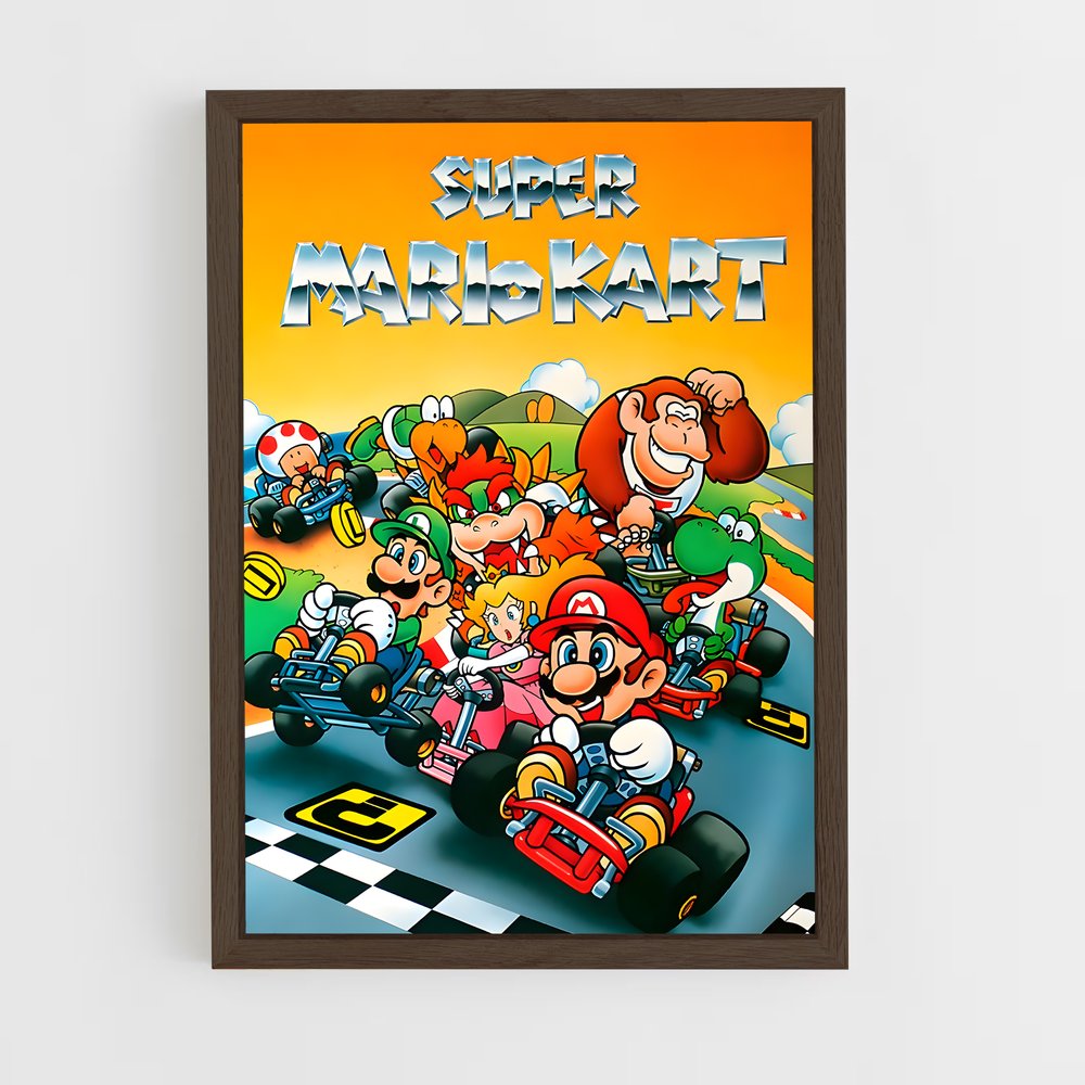 mario-13 cadre Bois foncé