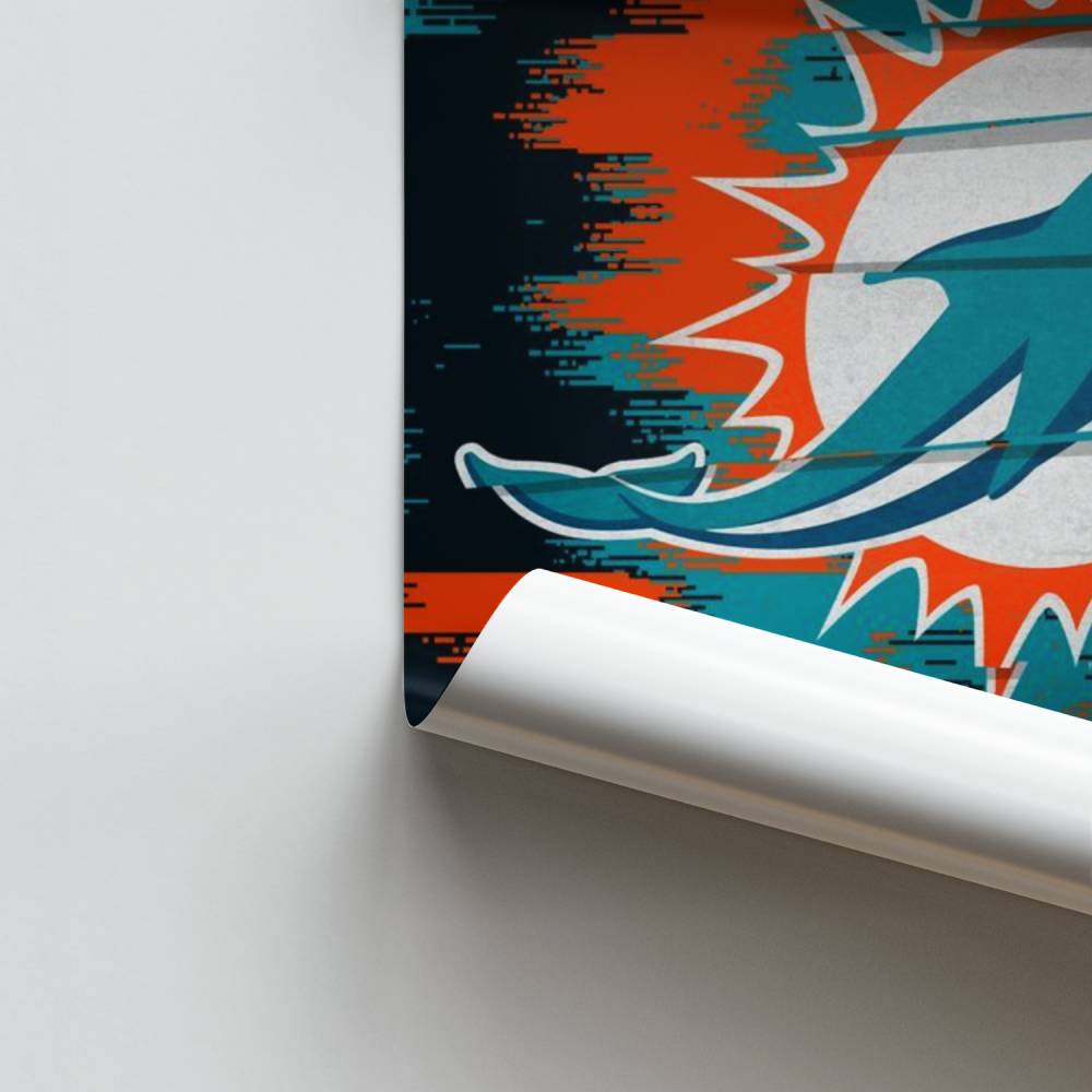 Poster Dolphins Miami