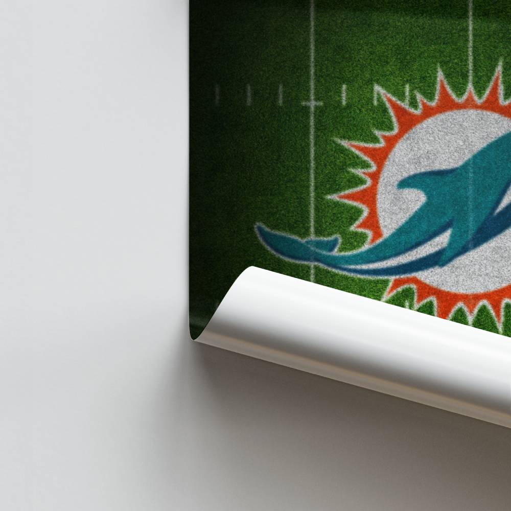 Poster Dolphins Field