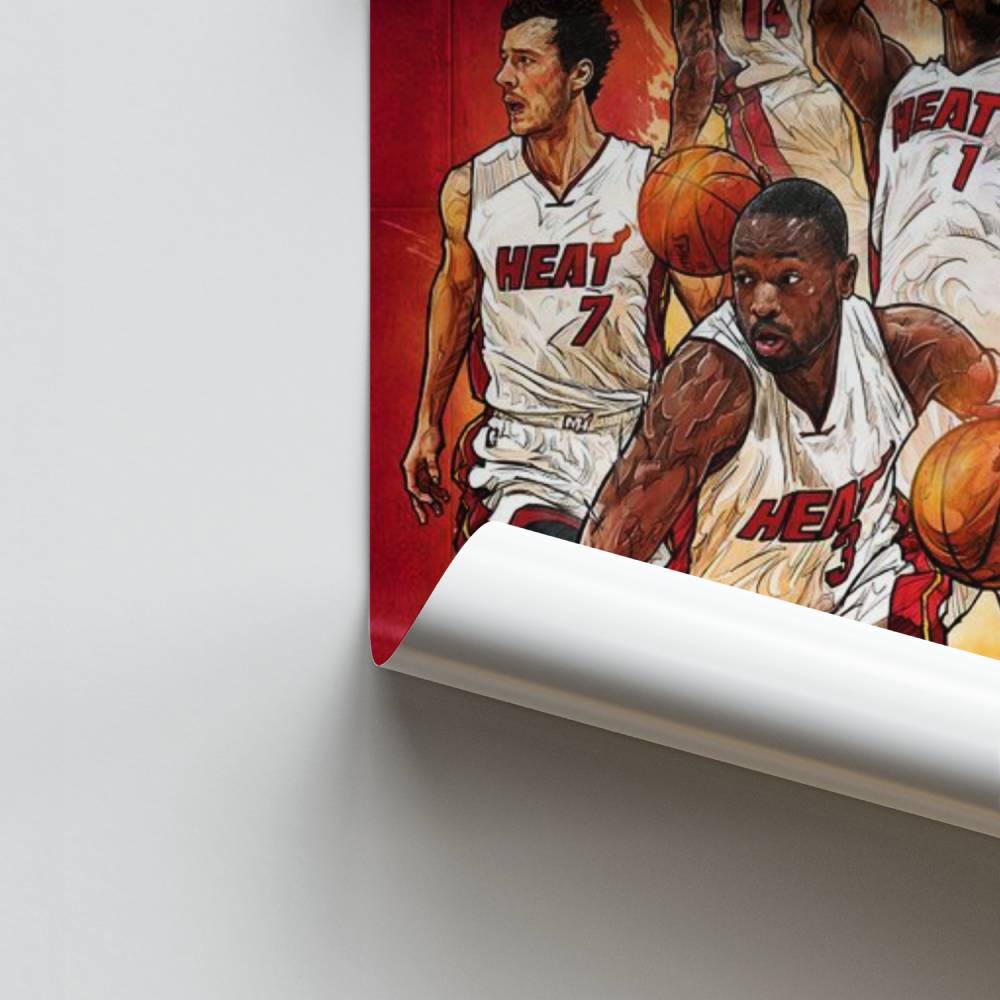 Poster Dynamique Miami Heat