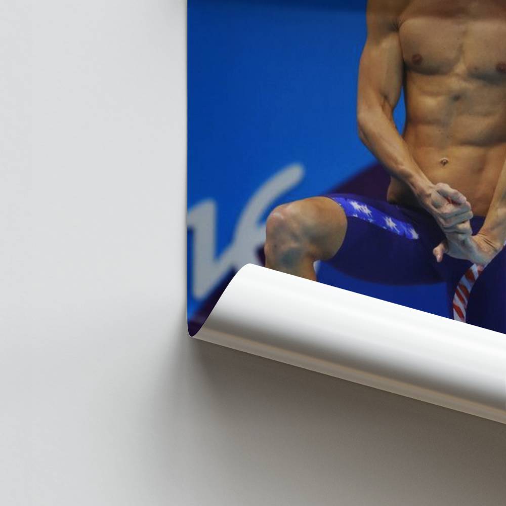 Poster Champion en Natation