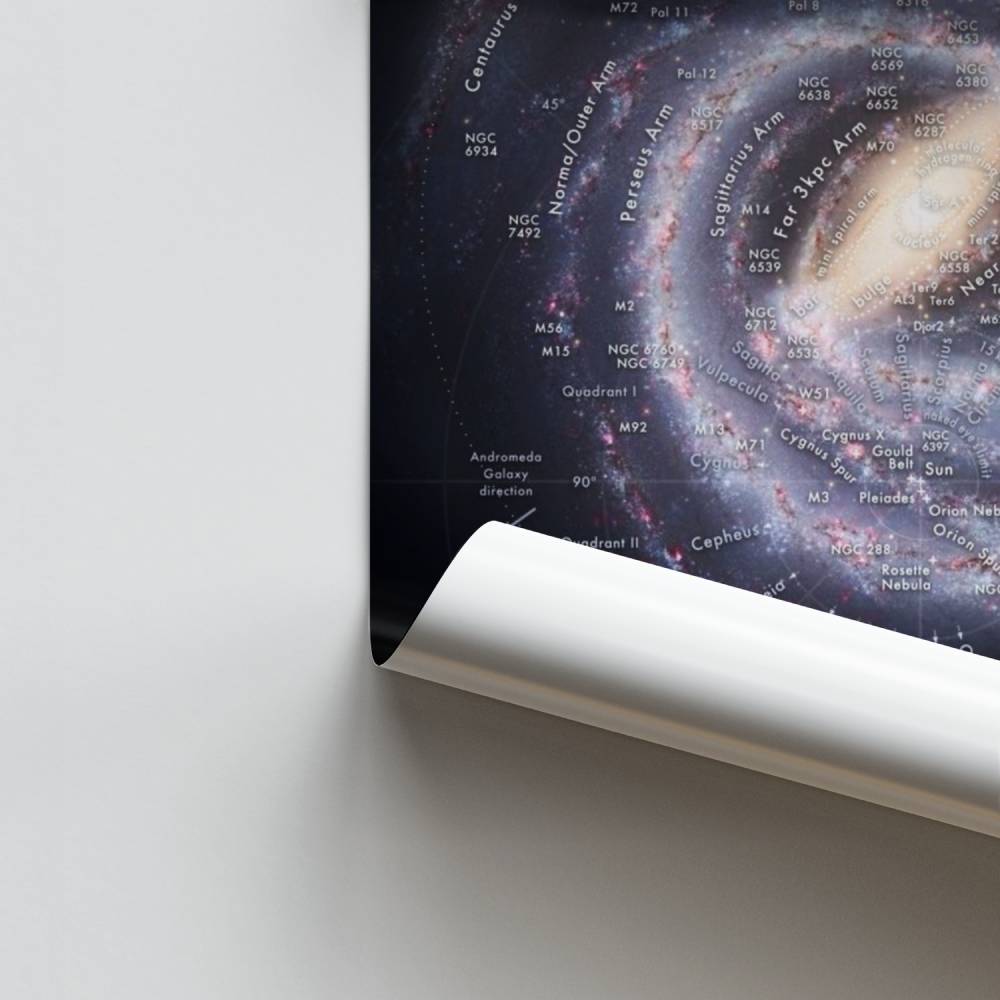 Poster Galaxie Spirale