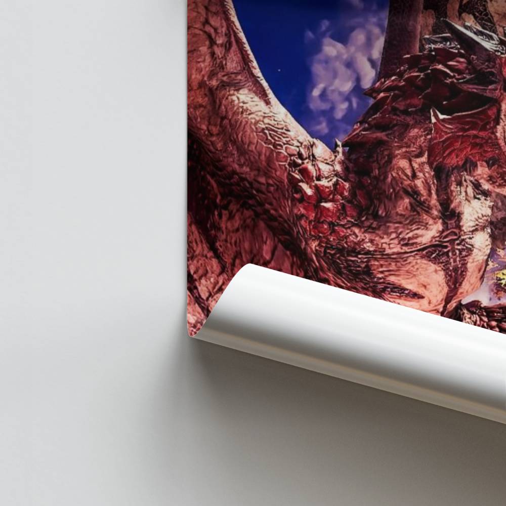 Poster Dragon Écarlate