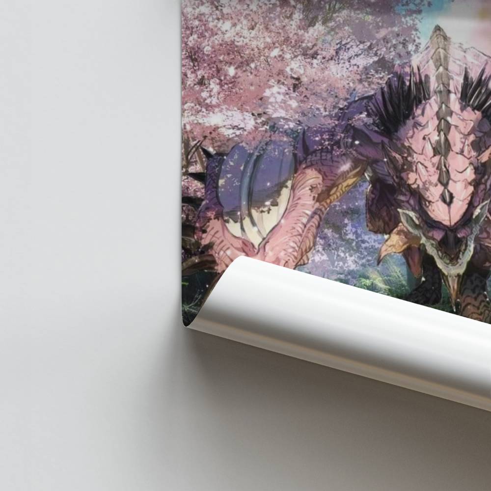 Poster Chasseur de Monstres Sakura