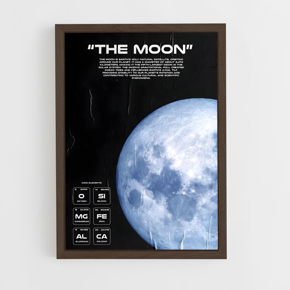 moon-11 cadre Bois foncé