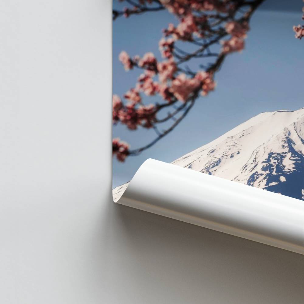 Poster Sakura au Mont Fuji