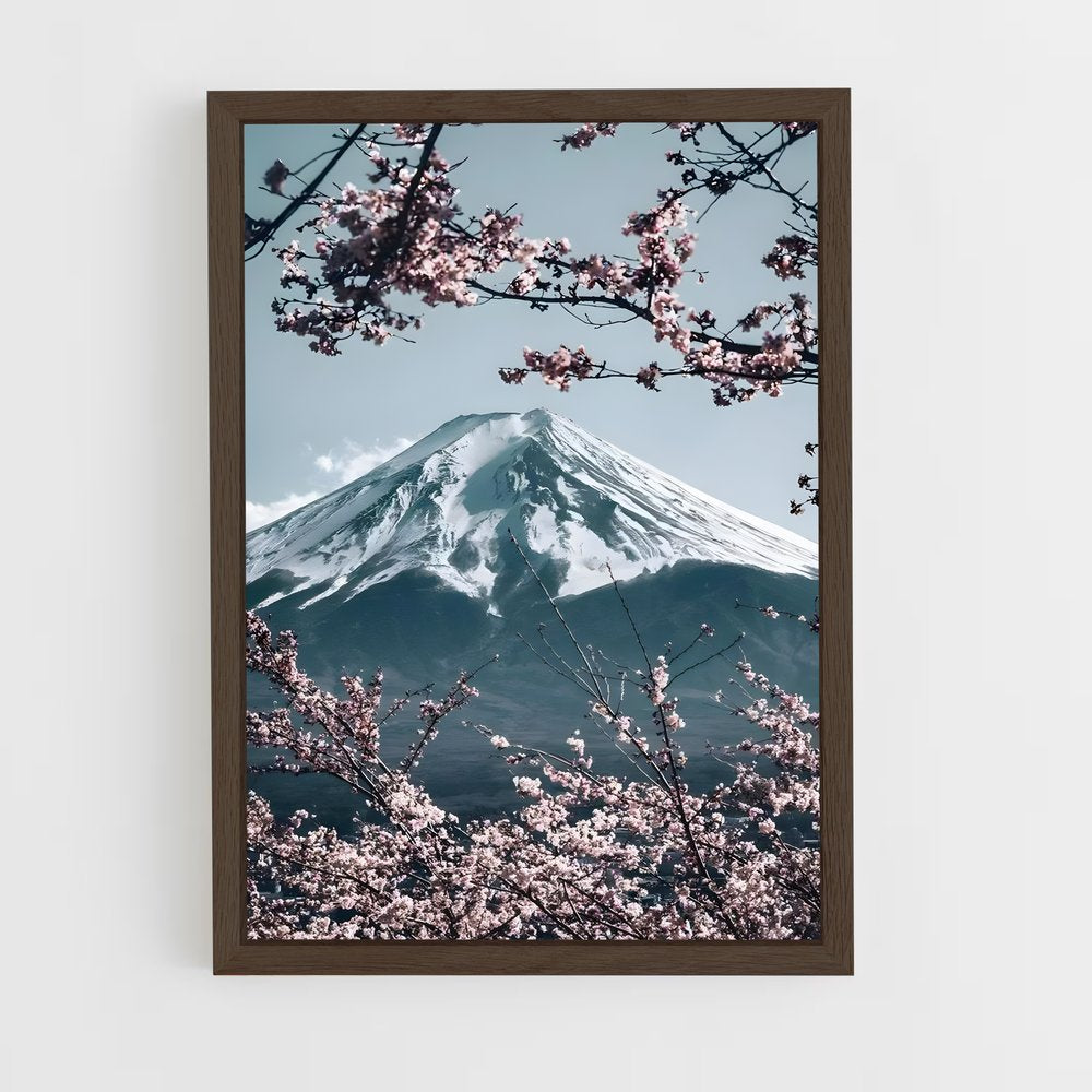 mountain-4 cadre Bois foncé