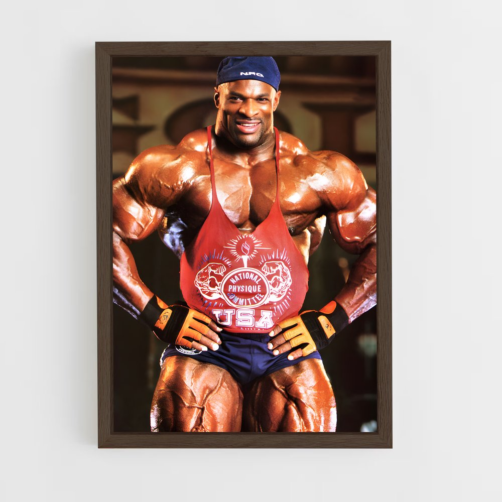mr-olympia-4 cadre Bois foncé