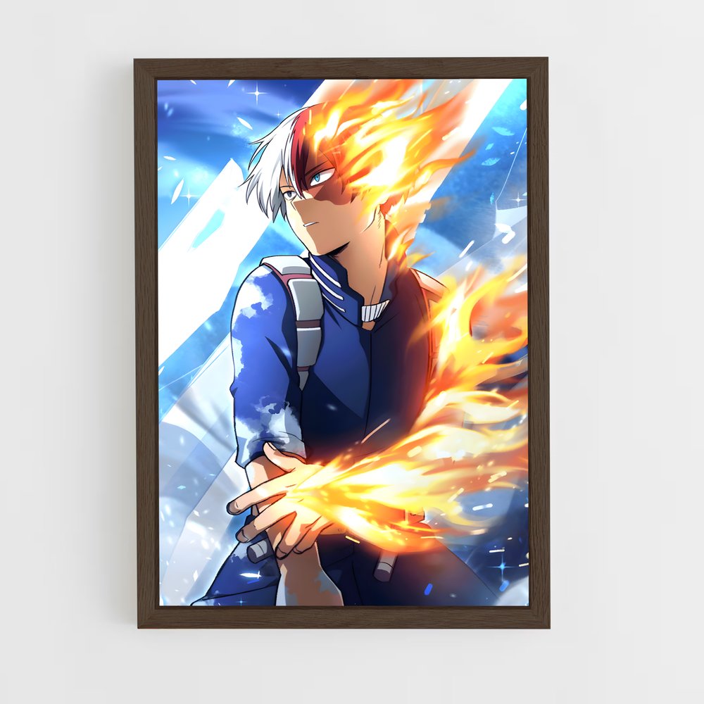 my-hero-academia-10 cadre Bois foncé