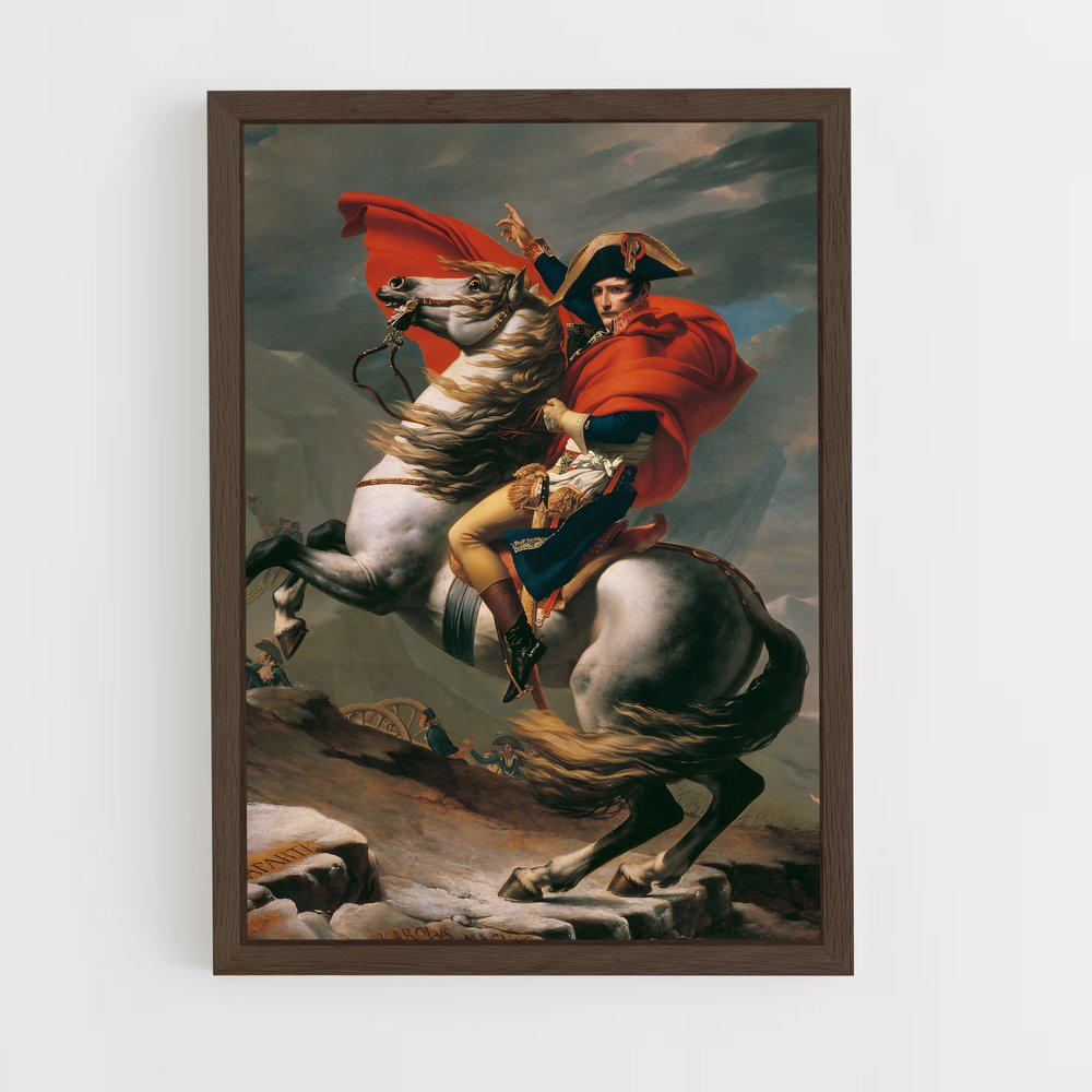 napoleon-7 cadre Bois foncé