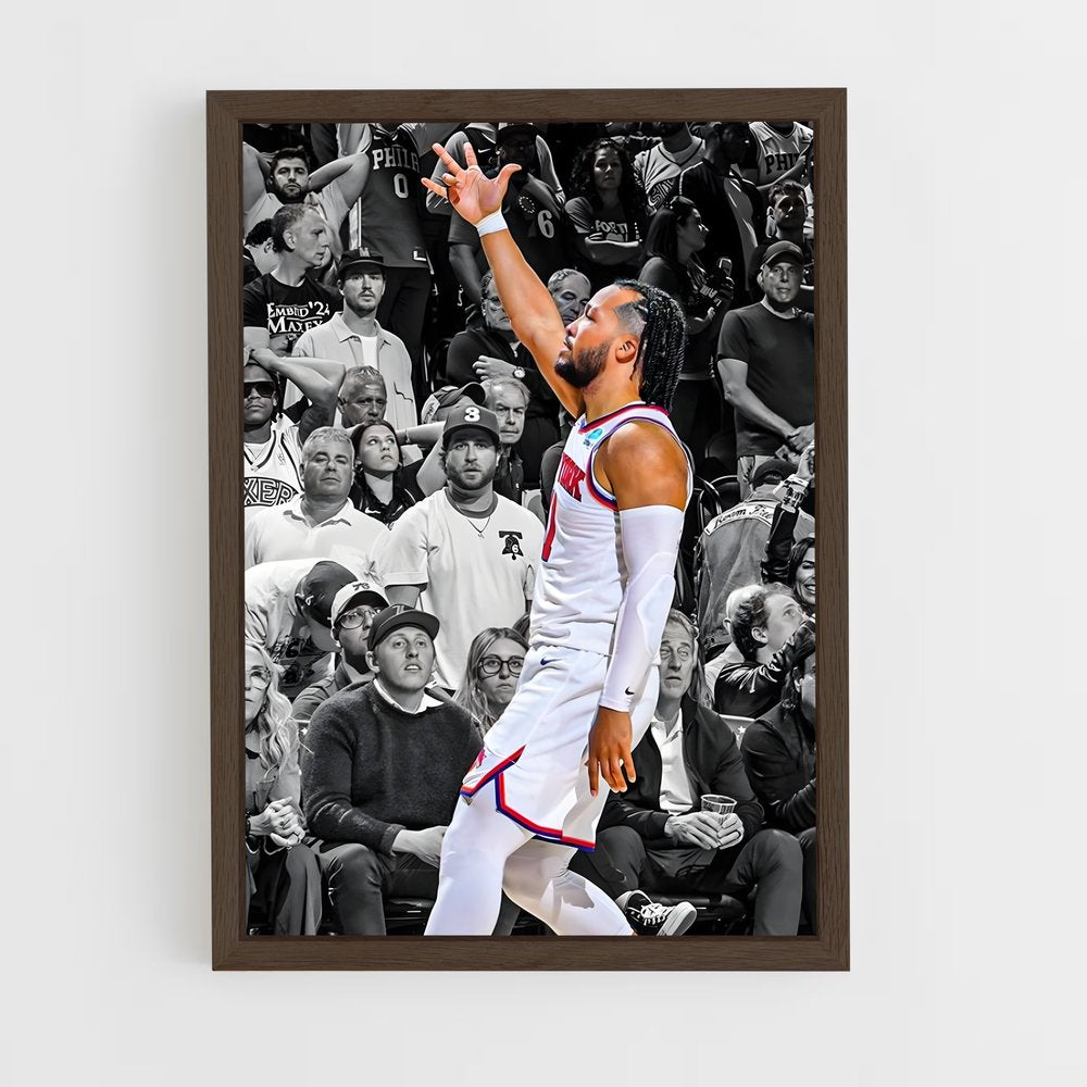 new-york-knicks-1 cadre Bois foncé