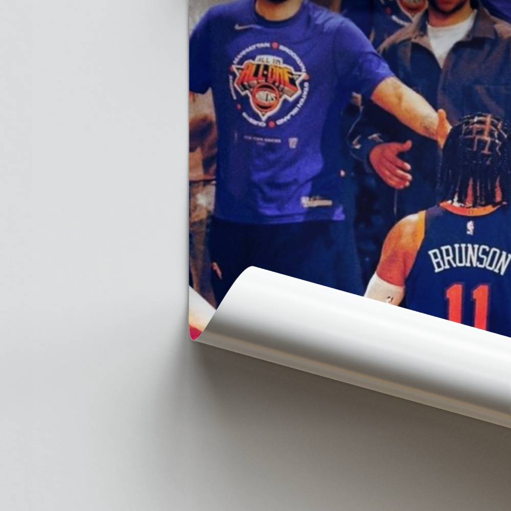 Poster Équipe Knicks Triomphante