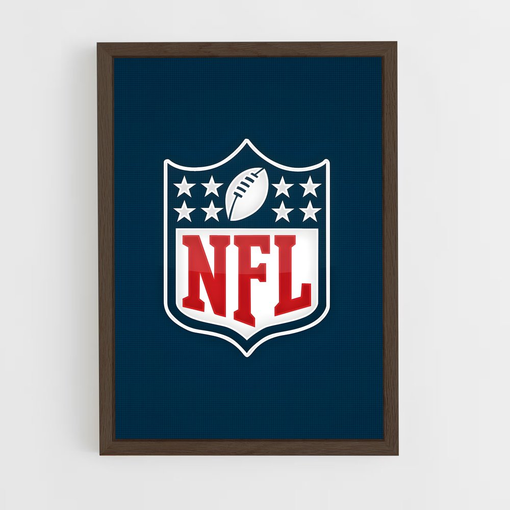 nfl-2 cadre Bois foncé