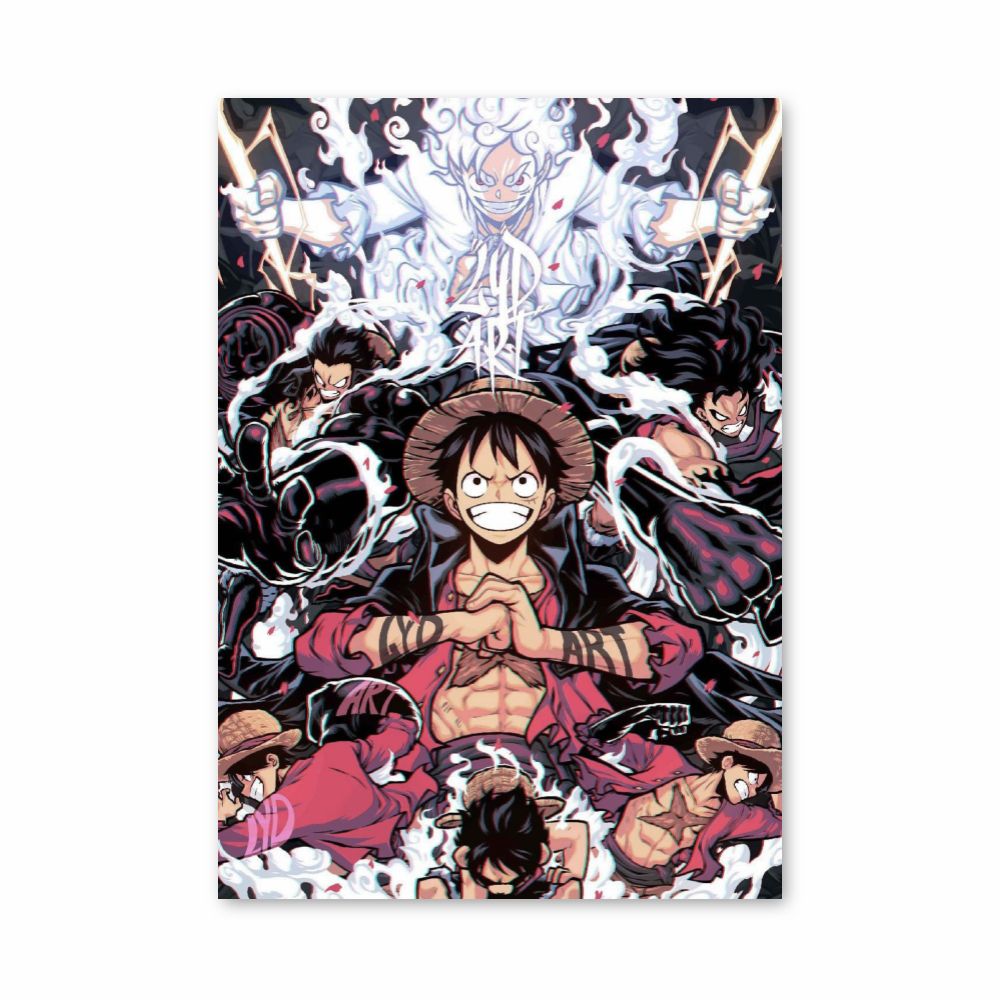 luffy gear 5 artwork Poster Luffy Gear 5