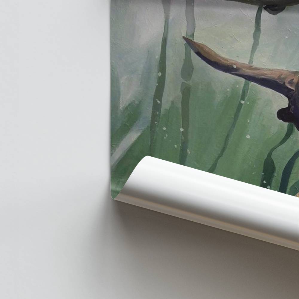 Poster Loutres Enchantées