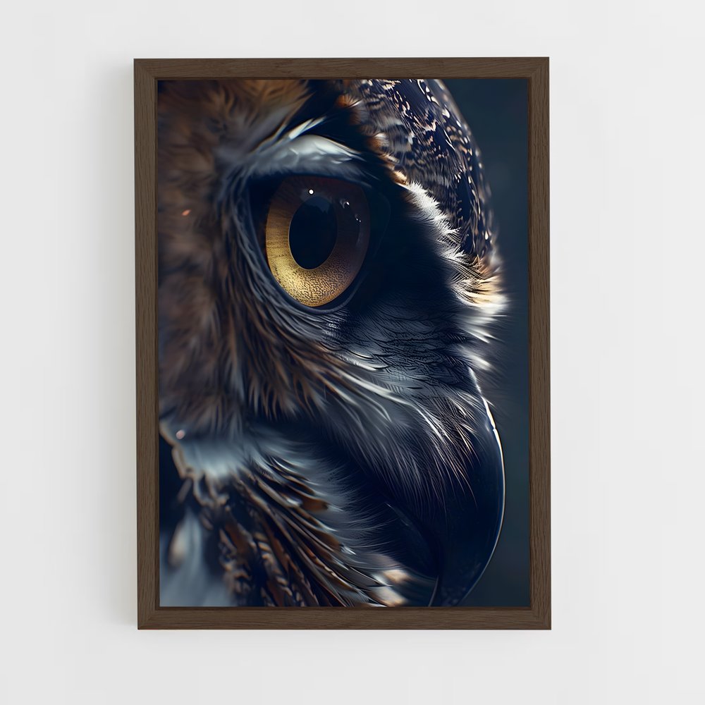 owl-13 cadre Bois foncé