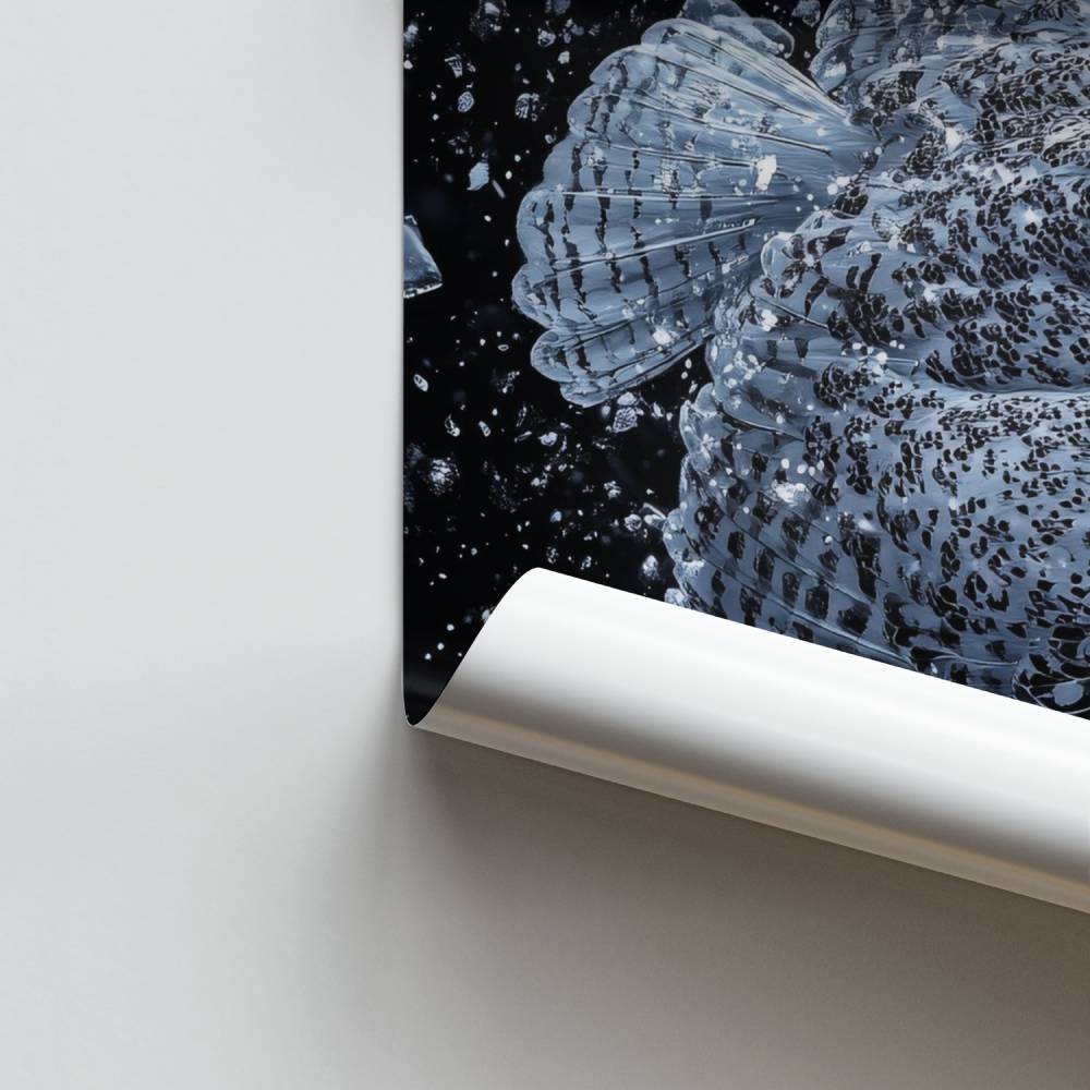 Poster Chouette des Neiges en Vol