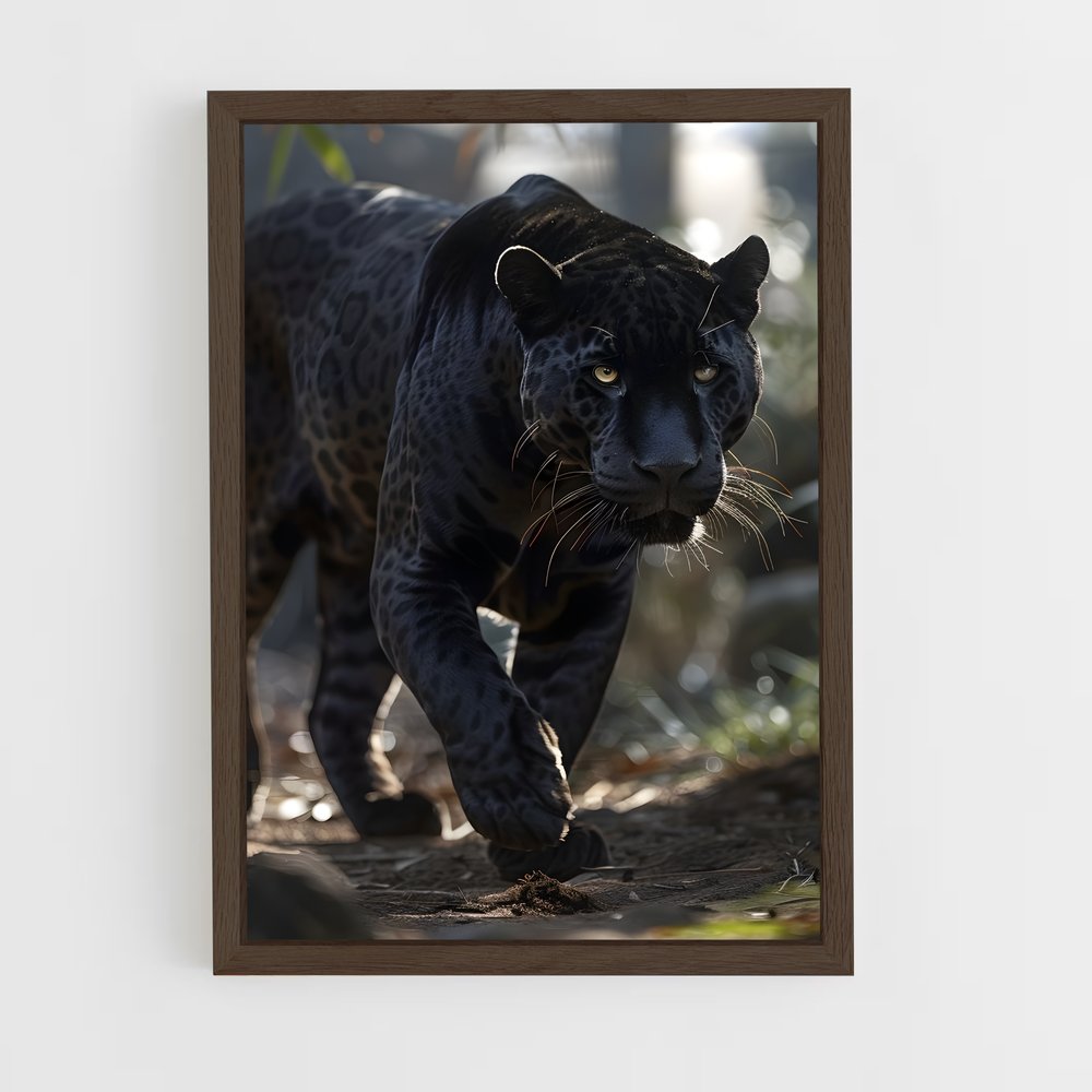 panther-5 cadre Bois foncé