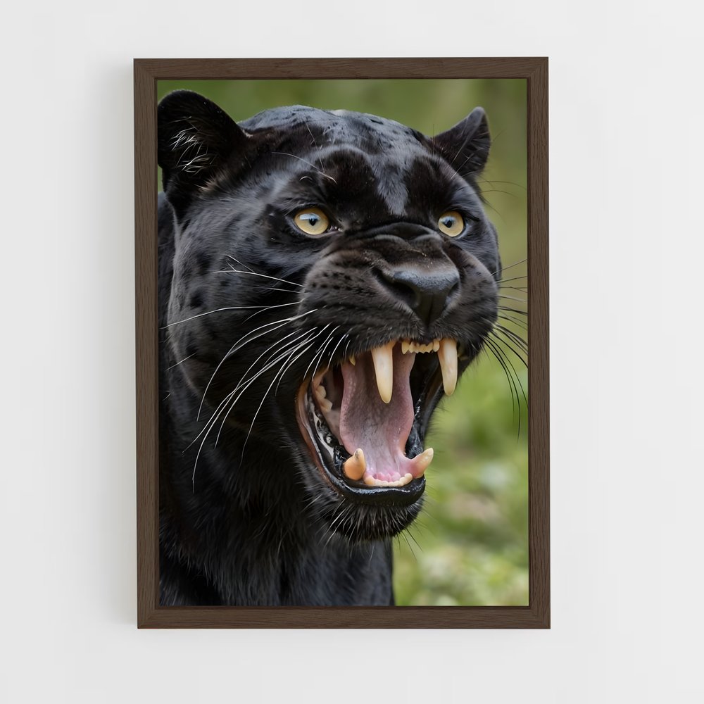 panther-7 cadre Bois foncé