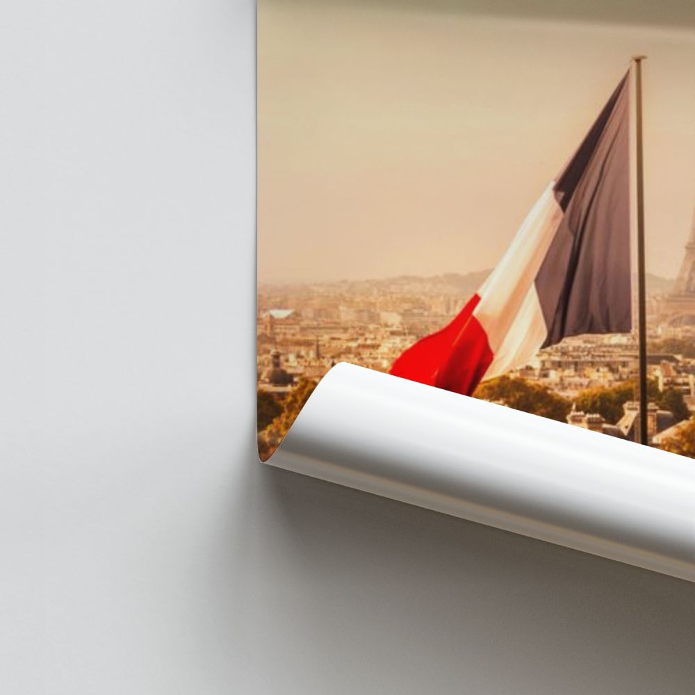 Poster Drapeau Français