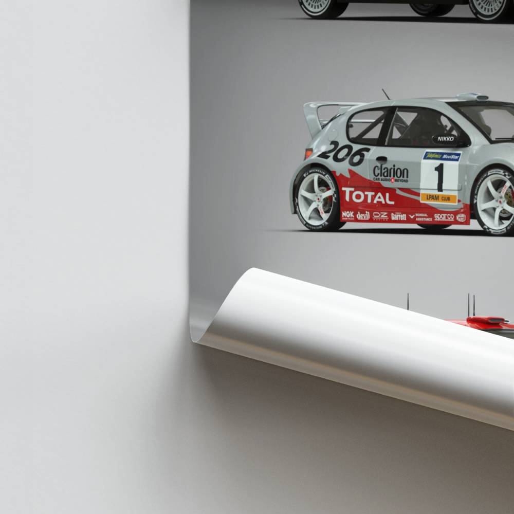 Poster Légendes du Rallye