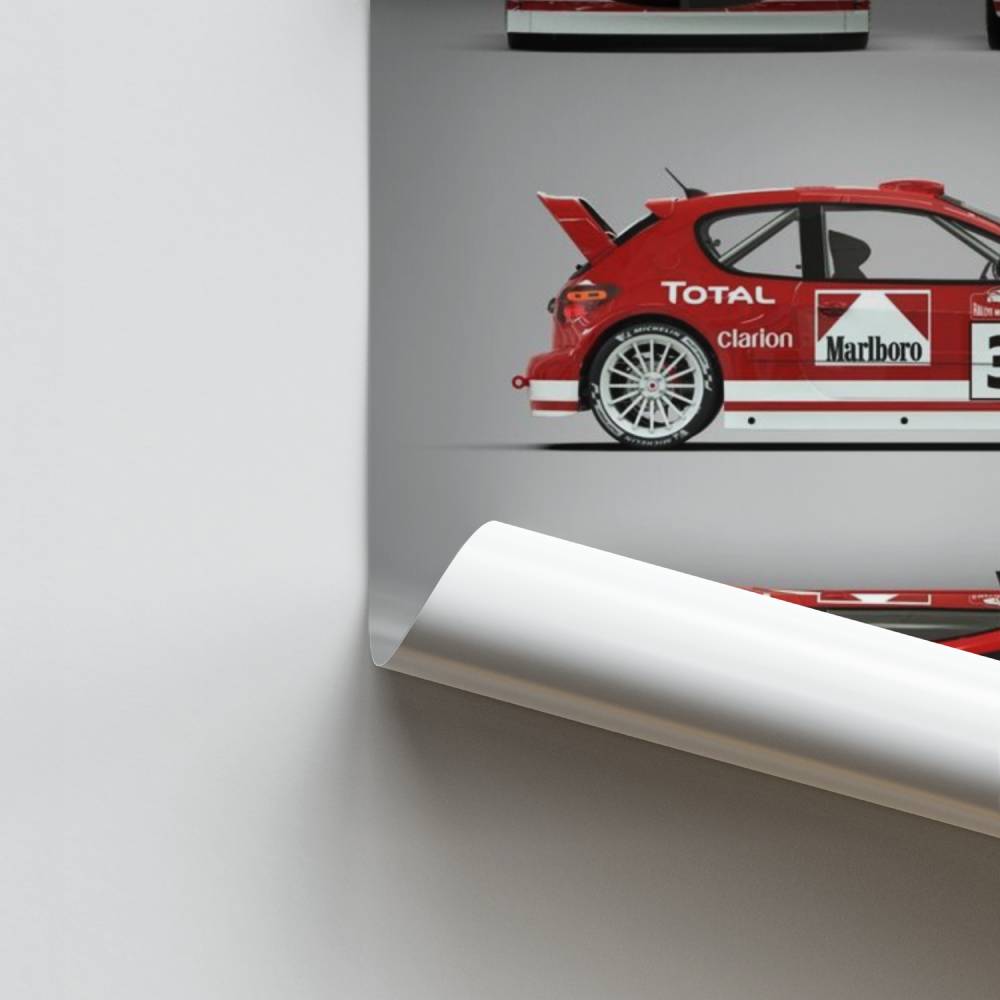 Poster Rallye Légende Rouge