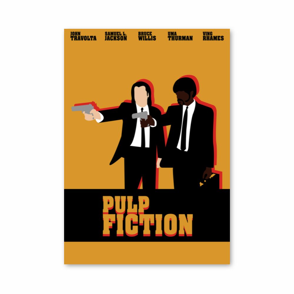 Poster Pulp Fiction Design Aesthetic Posters