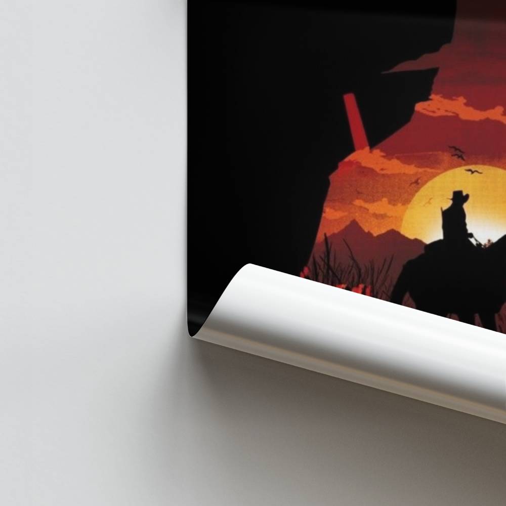 Poster Western Crépuscule