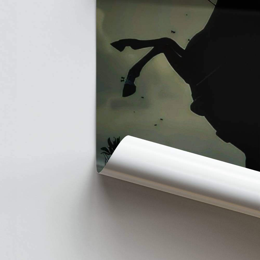 Poster Cavalier Sauvage