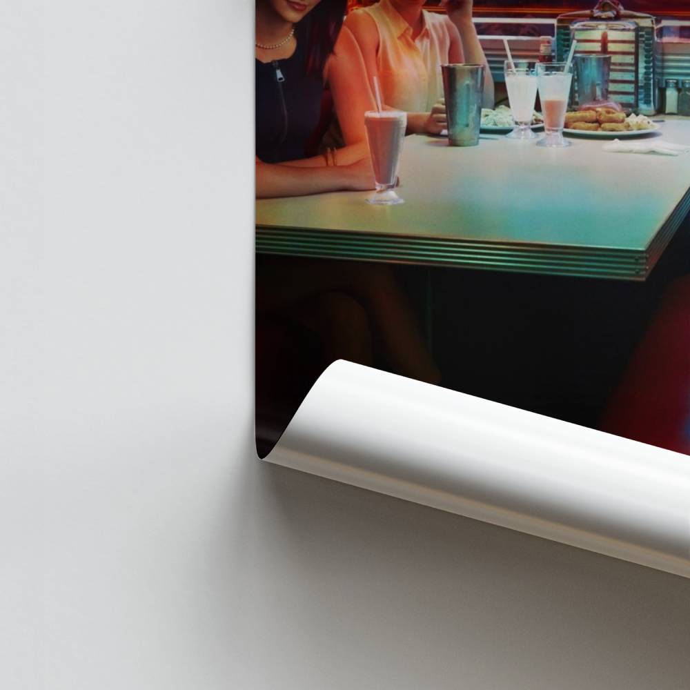 Poster Ambiance Rétro Diner