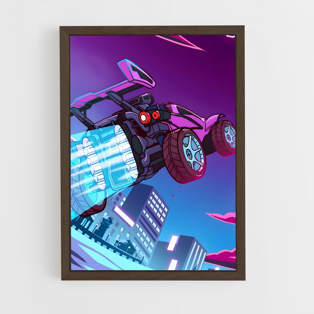rocket-league-7 cadre Bois foncé