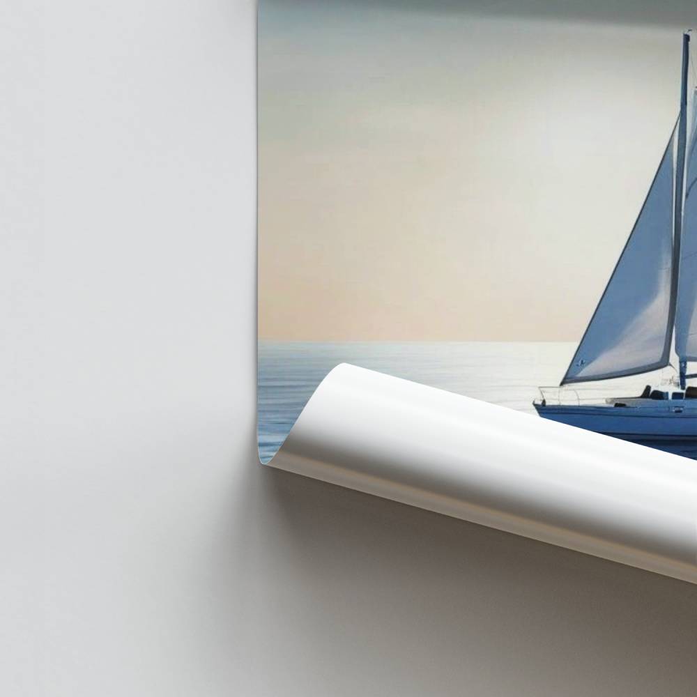 Poster Tranquillité à Voile