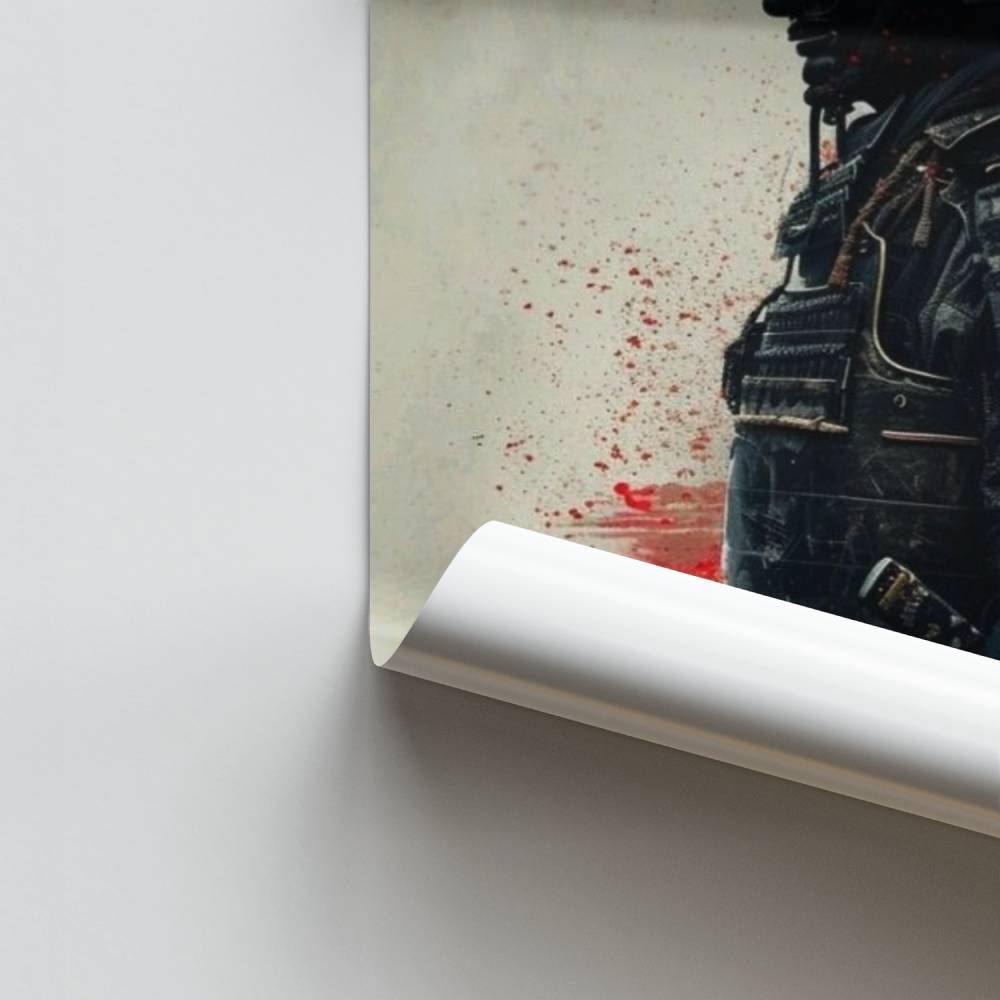 Poster Guerrier Sombre