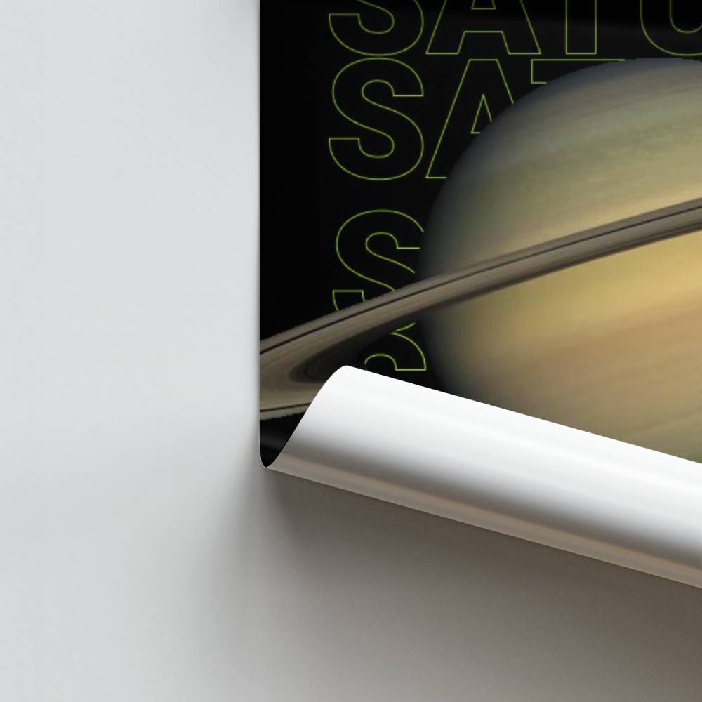 Poster Planète Saturne